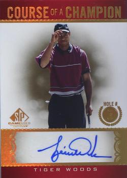 2021 Upper Deck Artifacts - Course of a Champion #CA-3 Tiger Woods Front