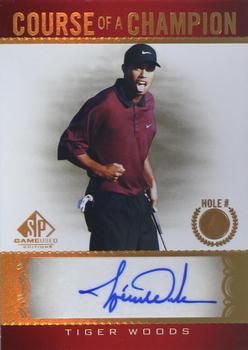 2021 Upper Deck Artifacts - Course of a Champion #CA-4 Tiger Woods Front