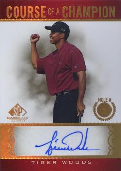 2021 Upper Deck Artifacts - Course of a Champion #CA-5 Tiger Woods Front