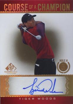 2021 Upper Deck Artifacts - Course of a Champion #CA-6 Tiger Woods Front