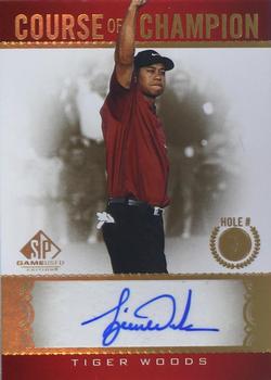 2021 Upper Deck Artifacts - Course of a Champion #CA-7 Tiger Woods Front