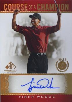 2021 Upper Deck Artifacts - Course of a Champion #CA-8 Tiger Woods Front