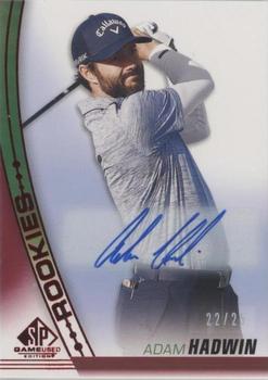 2021 SP Game Used - Red #33 Adam Hadwin Front