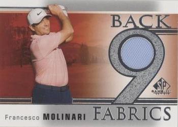 2021 SP Game Used - Back 9 Fabrics #B9-FM Francesco Molinari Front