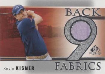 2021 SP Game Used - Back 9 Fabrics #B9-KK Kevin Kisner Front