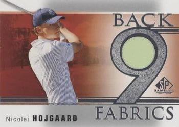 2021 SP Game Used - Back 9 Fabrics #B9-NH Nicolai Hojgaard Front