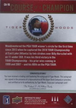 2021 SP Game Used - Course of a Champion #CA-16 Tiger Woods Back