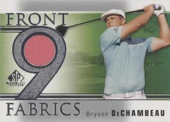 2021 SP Game Used - Front 9 Fabrics #F9-BD Bryson DeChambeau Front