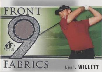 2021 SP Game Used - Front 9 Fabrics #F9-DW Danny Willett Front