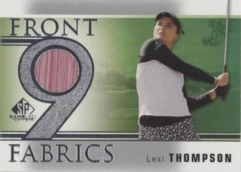 2021 SP Game Used - Front 9 Fabrics #F9-LT Lexi Thompson Front