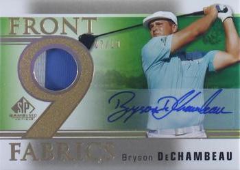 2021 SP Game Used - Front 9 Fabrics Spectrum #F9-BD Bryson DeChambeau Front