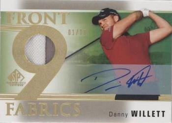 2021 SP Game Used - Front 9 Fabrics Spectrum #F9-DW Danny Willett Front