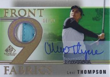 2021 SP Game Used - Front 9 Fabrics Spectrum #F9-LT Lexi Thompson Front