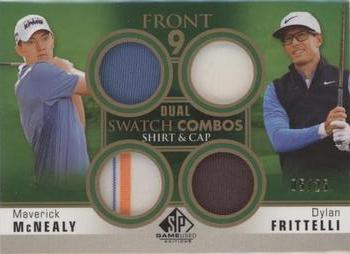 2021 SP Game Used - Front 9 Dual Swatch Combos #F92-FM Maverick McNealy / Dylan Frittelli Front