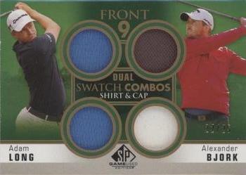 2021 SP Game Used - Front 9 Dual Swatch Combos #F92-LB Adam Long / Alexander Bjork Front