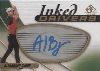 2021 SP Game Used - Inked Drivers #ID-AB Alexander Bjork Front