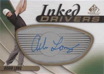 2021 SP Game Used - Inked Drivers #ID-AL Adam Long Front
