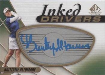 2021 SP Game Used - Inked Drivers #ID-BA Brittany Altomare Front