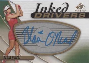 2021 SP Game Used - Inked Drivers #ID-BO Blair O'Neal Front