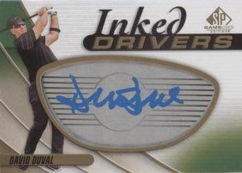 2021 SP Game Used - Inked Drivers #ID-DD David Duval Front