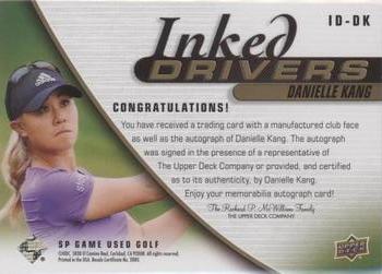2021 SP Game Used - Inked Drivers #ID-DK Danielle Kang Back
