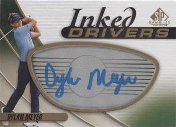 2021 SP Game Used - Inked Drivers #ID-DM Dylan Meyer Front