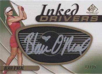2021 SP Game Used - Inked Drivers Black #ID-BO Blair O'Neal Front