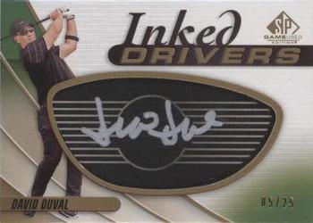 2021 SP Game Used - Inked Drivers Black #ID-DD David Duval Front