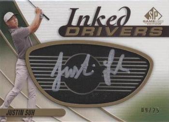 2021 SP Game Used - Inked Drivers Black #ID-JS Justin Suh Front