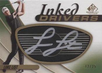 2021 SP Game Used - Inked Drivers Black #ID-LL Luke List Front