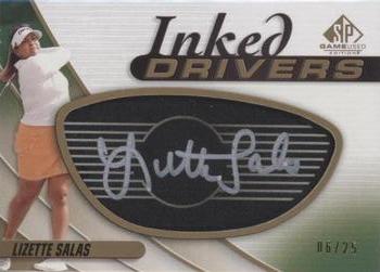 2021 SP Game Used - Inked Drivers Black #ID-LS Lizette Salas Front