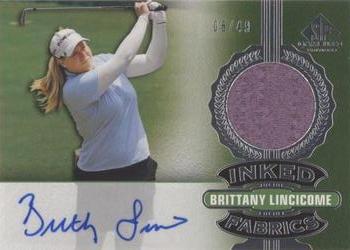 2021 SP Game Used - Inked Fabrics #IF-BL Brittany Lincicome Front