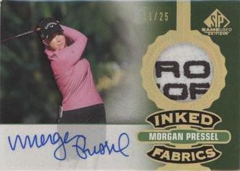 2021 SP Game Used - Inked Fabrics Spectrum #IF-MP Morgan Pressel Front