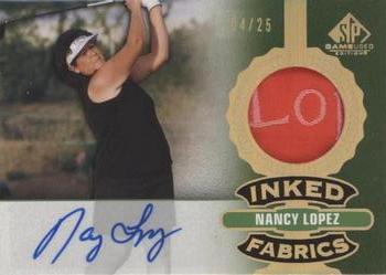 2021 SP Game Used - Inked Fabrics Spectrum #IF-NL Nancy Lopez Front