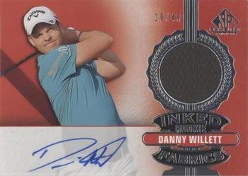 2021 SP Game Used - Inked Rookie Fabrics #IRF-DW Danny Willett Front