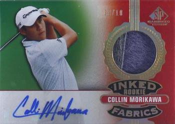 2021 SP Game Used - Inked Rookie Fabrics Spectrum #IRF-CM Collin Morikawa Front