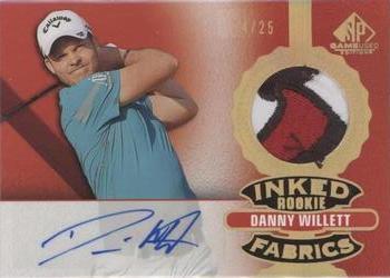 2021 SP Game Used - Inked Rookie Fabrics Spectrum #IRF-DW Danny Willett Front