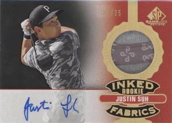 2021 SP Game Used - Inked Rookie Fabrics Spectrum #IRF-JS Justin Suh Front
