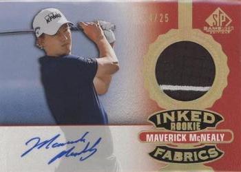 2021 SP Game Used - Inked Rookie Fabrics Spectrum #IRF-MM Maverick McNealy Front