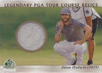 2021 SP Game Used - Legendary Course Relics #CR-AH Adam Hadwin Front