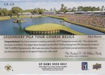 2021 SP Game Used - Legendary Course Relics #CR-CR Chez Reavie Back