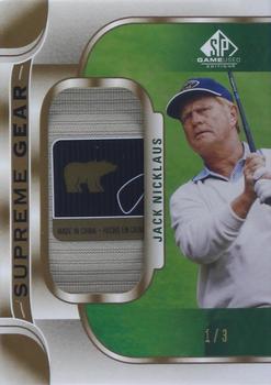2021 SP Game Used - Supreme Gear #SGS-JN Jack Nicklaus Front