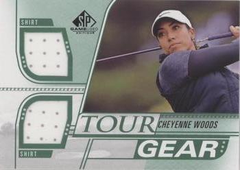 2021 SP Game Used - Tour Gear Green #TG-CW Cheyenne Woods Front