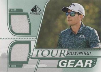 2021 SP Game Used - Tour Gear Green #TG-DF Dylan Frittelli Front