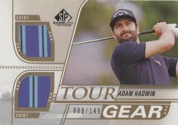 2021 SP Game Used - Tour Gear Gold #TG-AH Adam Hadwin Front