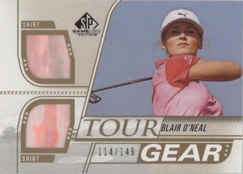 2021 SP Game Used - Tour Gear Gold #TG-BO Blair O'Neal Front