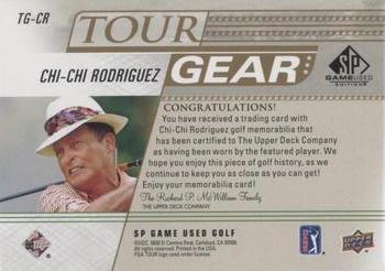 2021 SP Game Used - Tour Gear Gold #TG-CR Chi-Chi Rodriguez Back