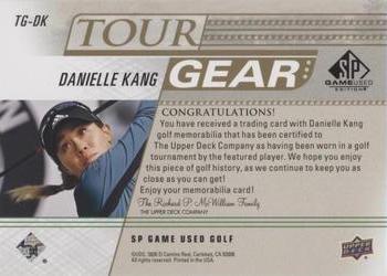 2021 SP Game Used - Tour Gear Gold #TG-DK Danielle Kang Back