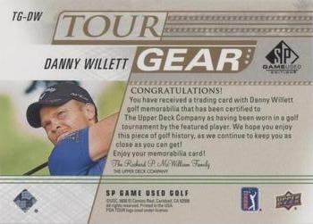 2021 SP Game Used - Tour Gear Gold #TG-DW Danny Willett Back
