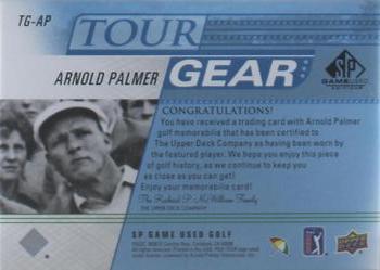 2021 SP Game Used - Tour Gear Blue #TG-AP Arnold Palmer Back